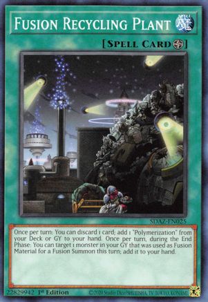 Image of Fusion Recycling Plant (SDAZ-EN025) - Structure Deck: Albaz Strike 1st Edition