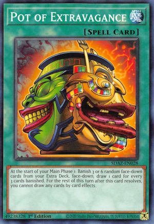 Image of Pot of Extravagance (SDAZ-EN028) - Structure Deck: Albaz Strike 1st Edition