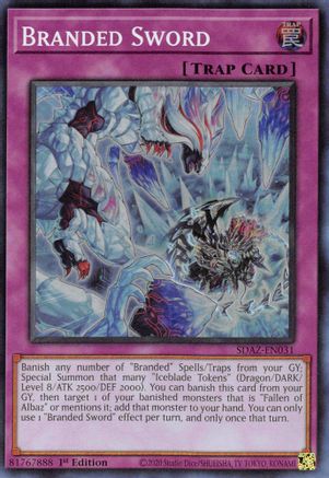 Image of Branded Sword (SDAZ-EN031) - Structure Deck: Albaz Strike 1st Edition
