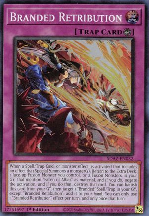 Image of Branded Retribution (SDAZ-EN032) - Structure Deck: Albaz Strike 1st Edition