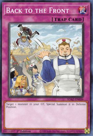 Image of Back to the Front (SDAZ-EN036) - Structure Deck: Albaz Strike 1st Edition