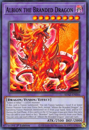 Image of Albion the Branded Dragon (SDAZ-EN046) - Structure Deck: Albaz Strike 1st Edition
