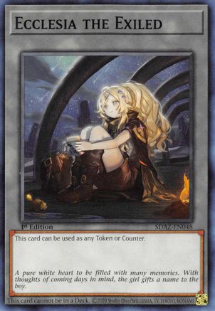 Image of Ecclesia the Exiled (SDAZ-EN048) - Structure Deck: Albaz Strike 1st Edition