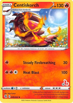 Image of Centiskorch 049/264  Battle Academy 2022 - Promo