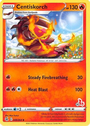 Image of Centiskorch 049/264  Battle Academy 2022 - Promo