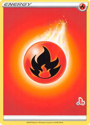 Image of Fire Energy (#9 Cinderace Stamped)  Battle Academy 2022 - Promo