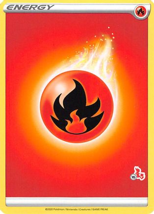 Image of Fire Energy (#16 Cinderace Stamped)  Battle Academy 2022 - Promo