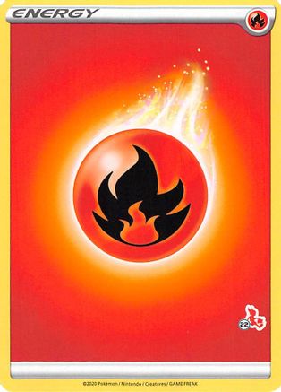 Image of Fire Energy (#22 Cinderace Stamped)  Battle Academy 2022 - Promo