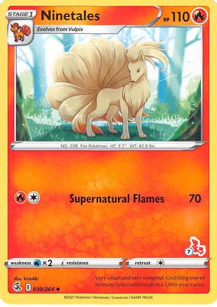 Image of Ninetales 030/264  Battle Academy 2022 - Promo