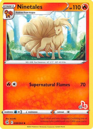 Image of Ninetales 030/264  Battle Academy 2022 - Promo