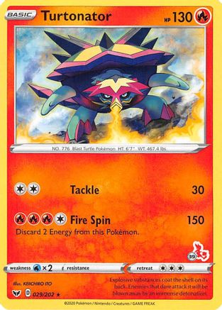 Image of Turtonator 029/202  Battle Academy 2022 - Promo