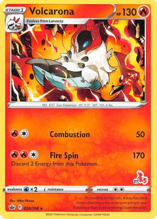 Image of Volcarona 024/198  Battle Academy 2022 - Promo