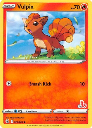 Image of Vulpix 029/264  Battle Academy 2022 - Promo