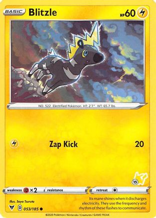 Image of Blitzle 053/185  Battle Academy 2022 - Promo