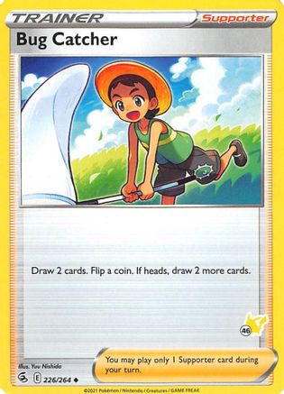 Image of Bug Catcher - 226/264 (#46 Pikachu Stamped)/264  Battle Academy 2022 - Promo