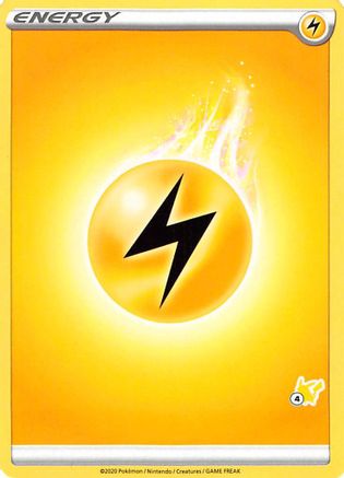 Image of Lightning Energy (#4 Pikachu Stamped)  Battle Academy 2022 - Promo