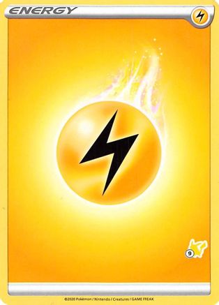 Image of Lightning Energy (#9 Pikachu Stamped)  Battle Academy 2022 - Promo