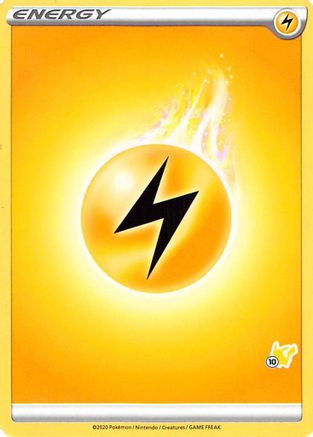 Image of Lightning Energy (#10 Pikachu Stamped)  Battle Academy 2022 - Promo