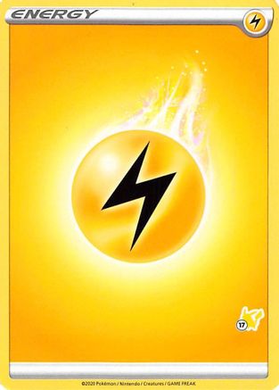 Image of Lightning Energy (#17 Pikachu Stamped)  Battle Academy 2022 - Promo