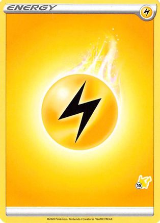 Image of Lightning Energy (#19 Pikachu Stamped)  Battle Academy 2022 - Promo