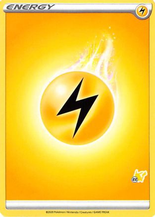 Image of Lightning Energy (#22 Pikachu Stamped)  Battle Academy 2022 - Promo