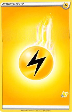 Image of Lightning Energy (#39 Pikachu Stamped)  Battle Academy 2022 - Promo