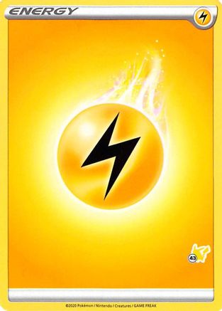 Image of Lightning Energy (#43 Pikachu Stamped)  Battle Academy 2022 - Promo