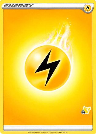 Image of Lightning Energy (#48 Pikachu Stamped)  Battle Academy 2022 - Promo
