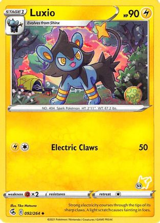 Image of Luxio 092/264  Battle Academy 2022 - Promo