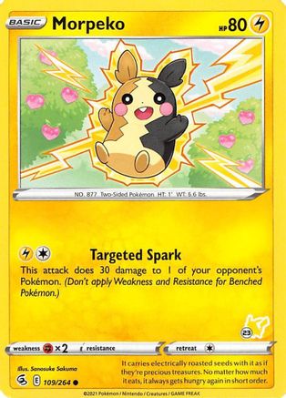 Image of Morpeko 109/264  Battle Academy 2022 - Promo