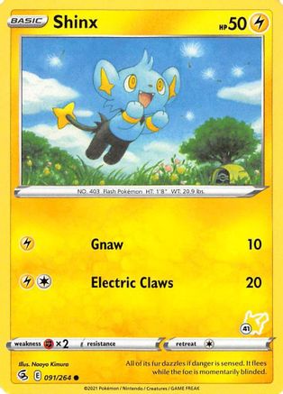 Image of Shinx (# Pikachu Stamped)/264  Battle Academy 2022 - Promo