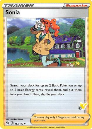 Image of Sonia (# Pikachu Stamped) 167/192  Battle Academy 2022 - Promo
