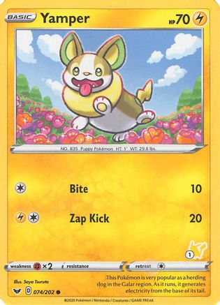 Image of Yamper 074/202  Battle Academy 2022 - Promo
