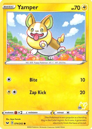 Image of Yamper 074/202  Battle Academy 2022 - Promo