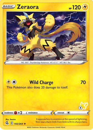 Image of Zeraora 102/264  Battle Academy 2022 - Promo