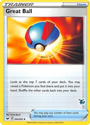 Image of Great Ball (Eevee Stamped) 164/202  Battle Academy 2022 - Promo