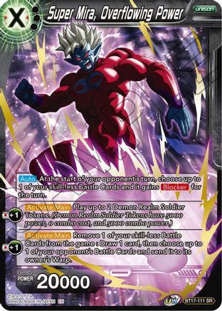 Image of Super Mira, Overflowing Power (BT17-111) - Ultimate Squad Foil