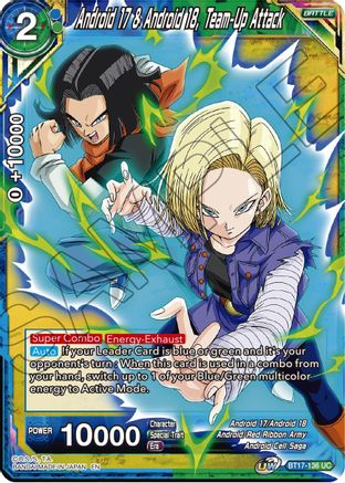 Image of Android 17 & Android 18, Team-Up Attack (BT17-136) - Ultimate Squad