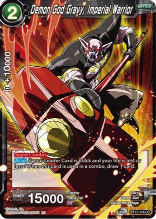 Image of Demon God Gravy, Imperial Warrior (BT17-118) - Ultimate Squad Foil