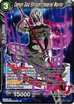 Image of Demon God Shroom, Imperial Warrior (BT17-123) - Ultimate Squad Foil