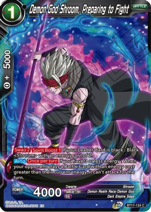 Image of Demon God Shroom, Preparing to Fight (BT17-124) - Ultimate Squad