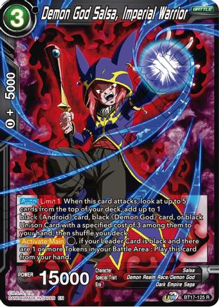Image of Demon God Salsa, Imperial Warrior (BT17-125) - Ultimate Squad Foil