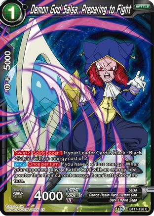 Image of Demon God Salsa, Preparing to Fight (BT17-126) - Ultimate Squad Foil