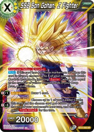 Image of SS2 Son Gohan, Z Fighter (BT17-083) - Ultimate Squad Foil