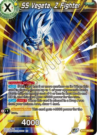 Image of SS Vegeta, Z Fighter (BT17-084) - Ultimate Squad Foil