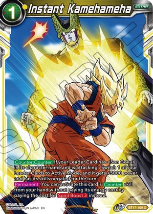 Image of Instant Kamehameha (BT17-109) - Ultimate Squad Foil