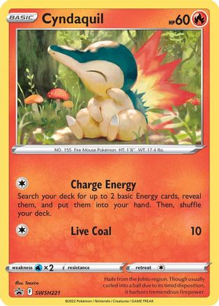 Image of Cyndaquil SWSH221  - Holofoil SWSH Sword & Shield Promo Cards - Promo