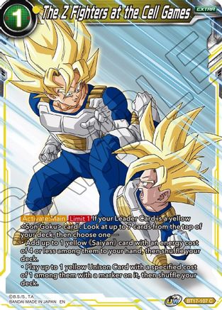 Image of The Z Fighters at the Cell Games (BT17-107) - Ultimate Squad Foil