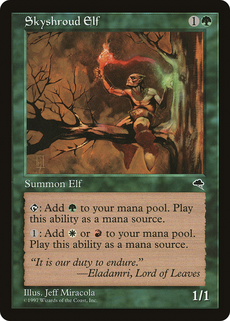 Image of Skyshroud Elf (TMP-255) - Tempest