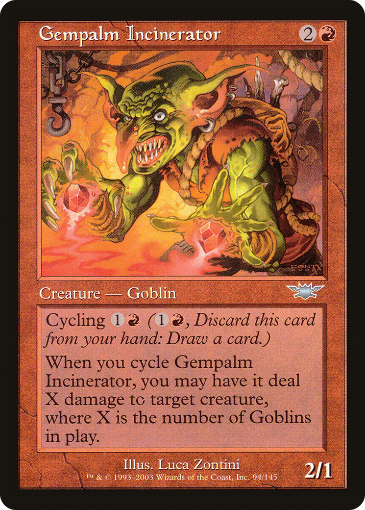 Image of Gempalm Incinerator (LGN-094) - Legions Foil